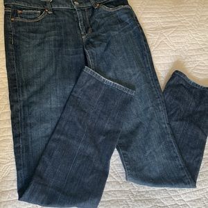 7 For All Mankind straight leg blue jeans size 29